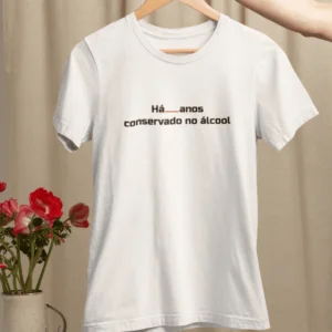 Há __ anos conservado no álcool