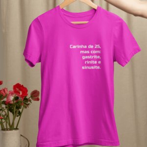 Carinha de 25, mas com sinusite, rinite e gastrite