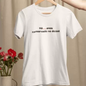 Há __ anos conservado no álcool