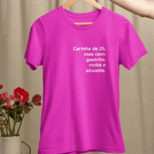 Carinha de 25, mas com sinusite, rinite e gastrite